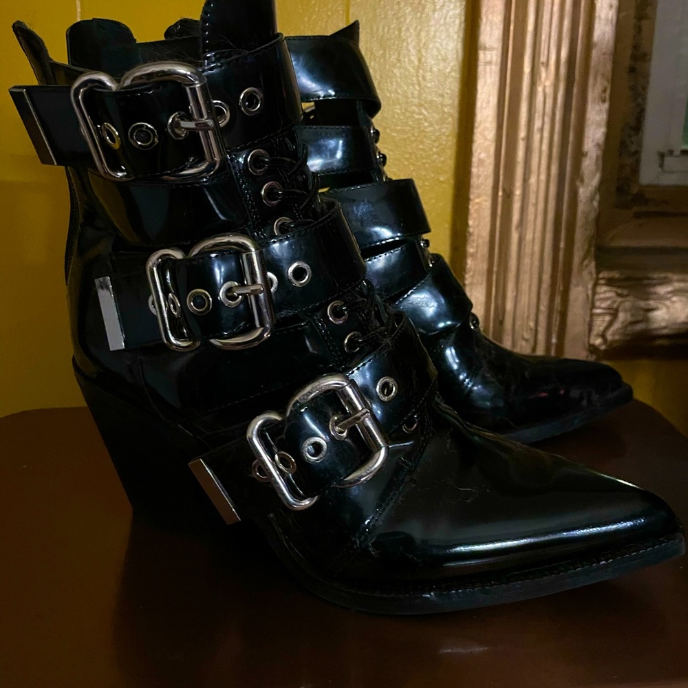 Jeffrey Campbell Black Caceres Boots